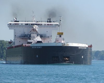 American Integrity with yet another load of coal for the St. Clair Power Plant.