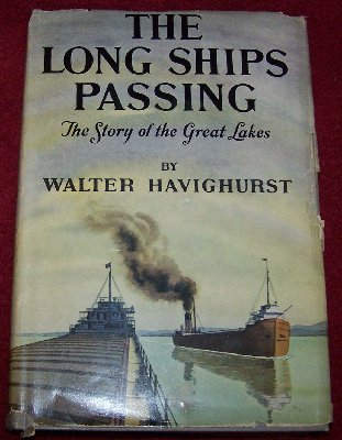 The Long Ships Passing - The Story of the Great Lakes with dust jacket by Walter Havighurst40.JPG