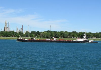 Tug Michigan moving her barge to Cheboygan, MI.