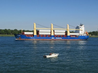 The saltie Sjard with cargo for Duluth